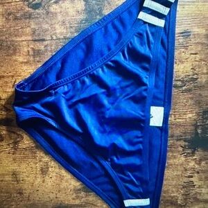 Adidas Navy Blue Bikini Bottom size L